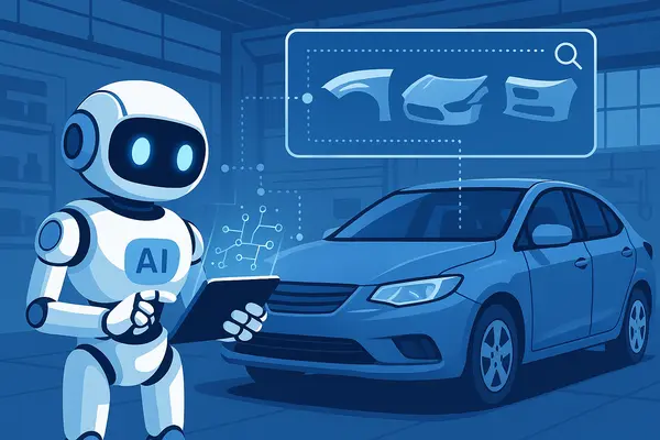 Zderzak przetwarzany przez AI